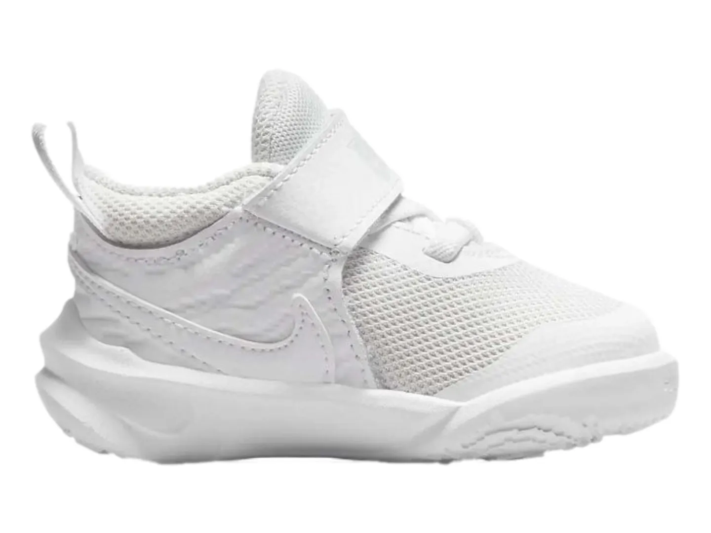Tenis Nike Team Hustle Blanco Para Niño