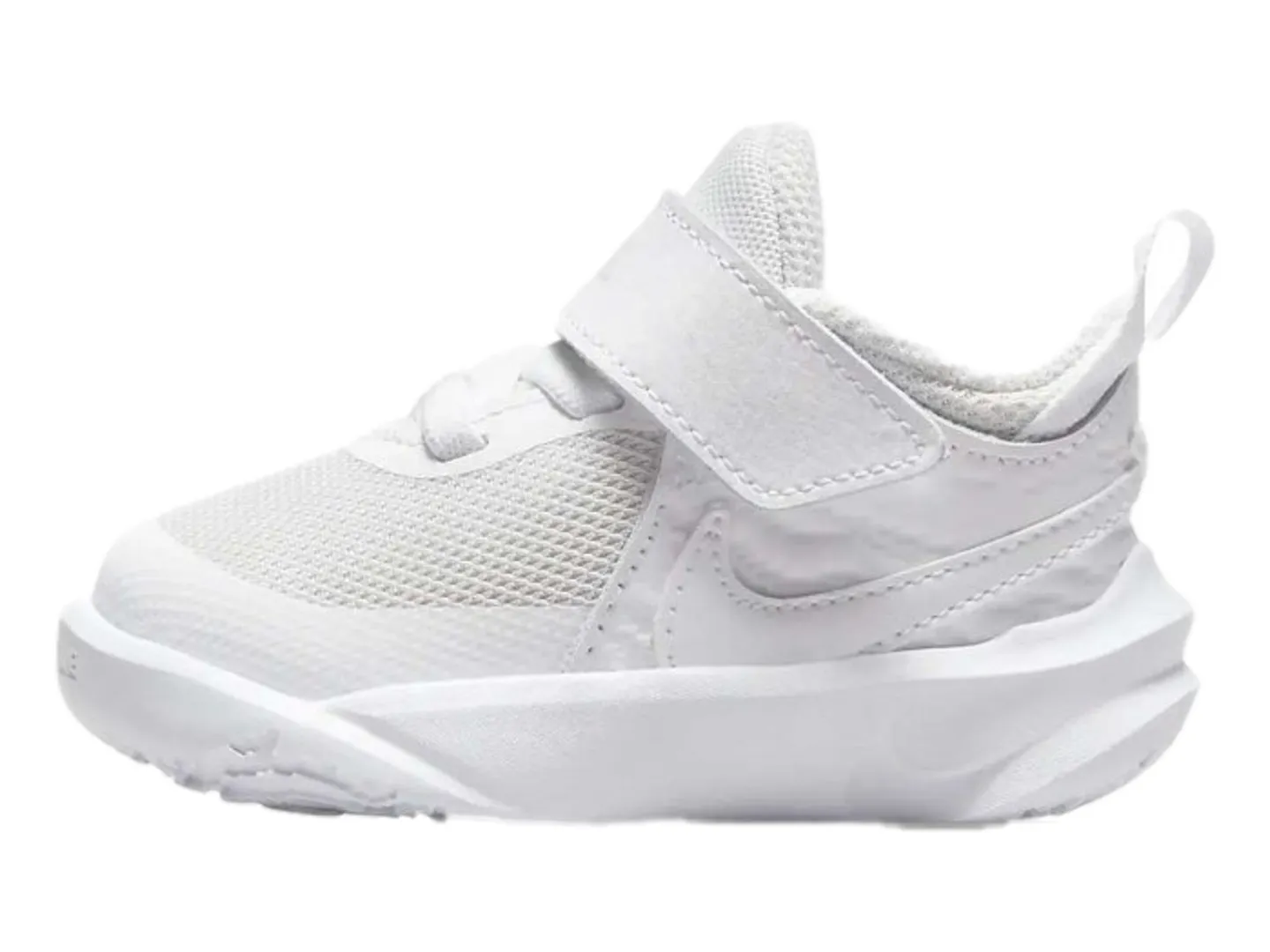 Tenis Nike Team Hustle Blanco Para Niño