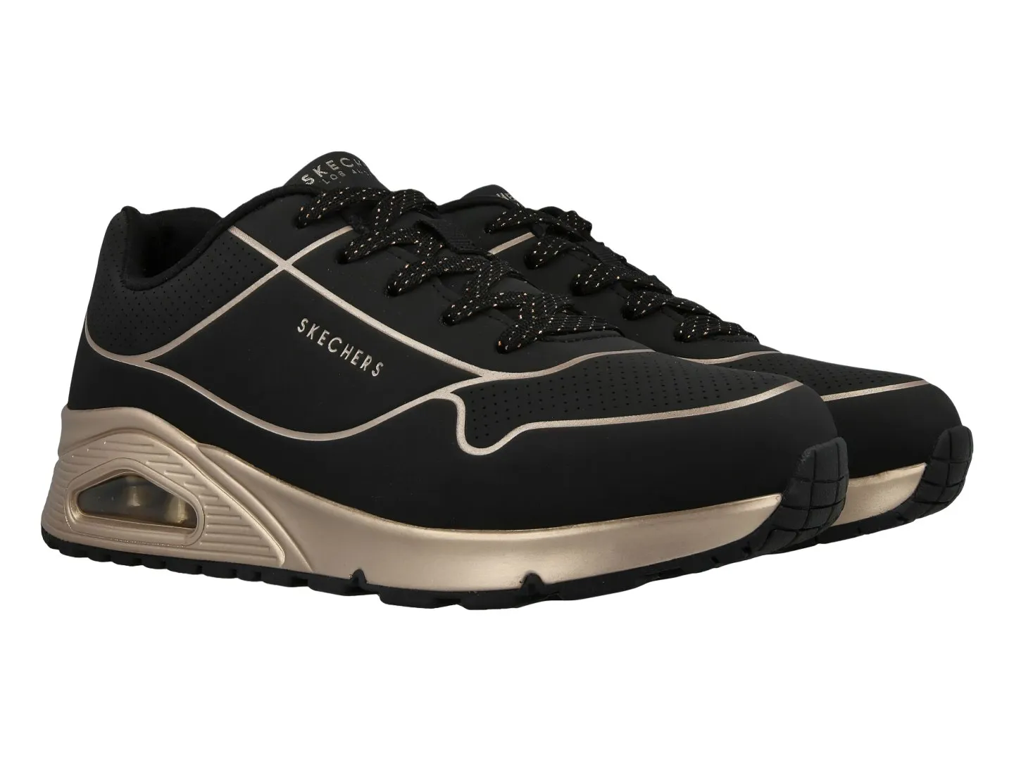 Tenis Skechers 310538 Negro Para Niña