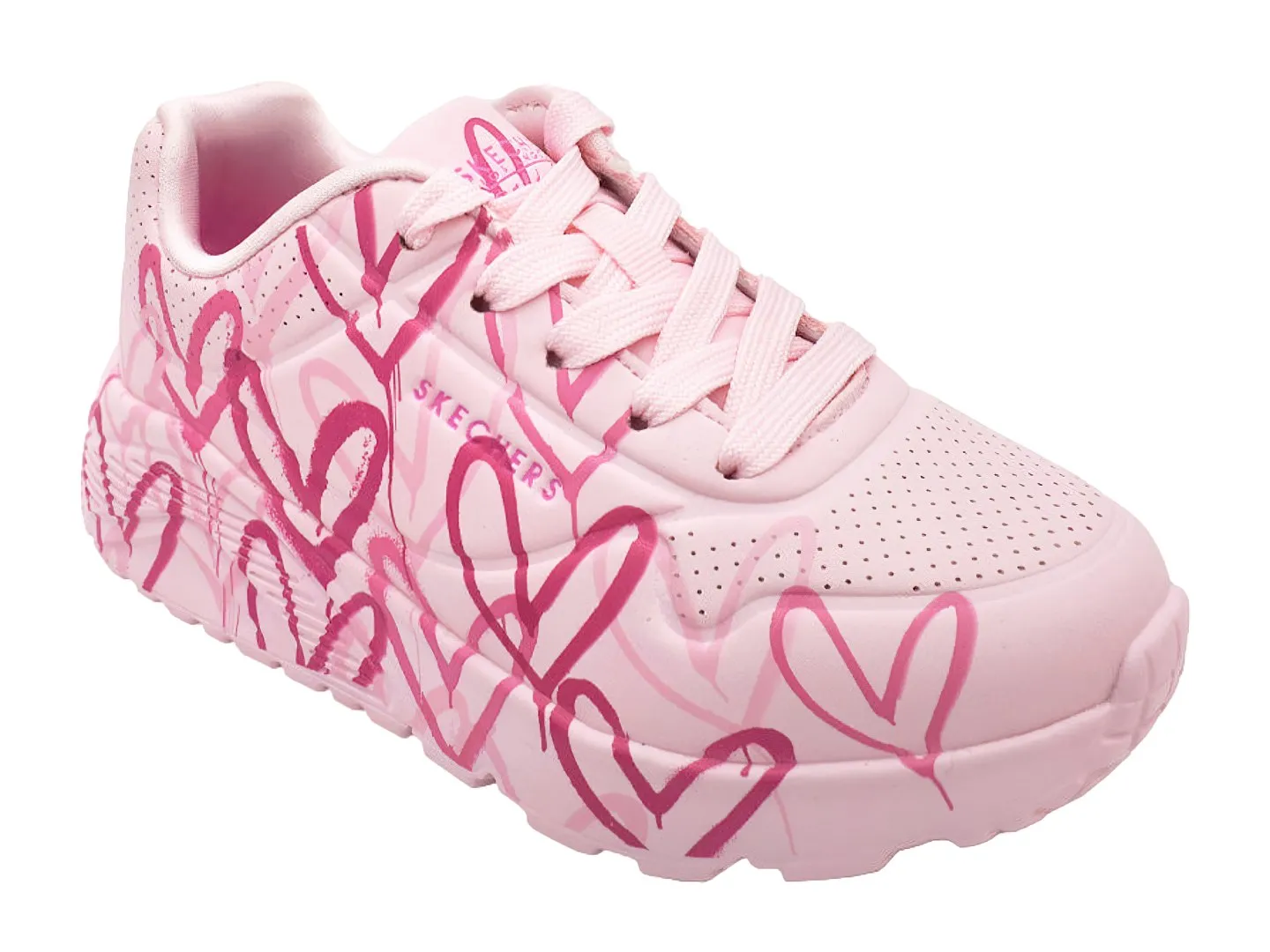 Tenis Skechers 314065 Rosa Para Niña