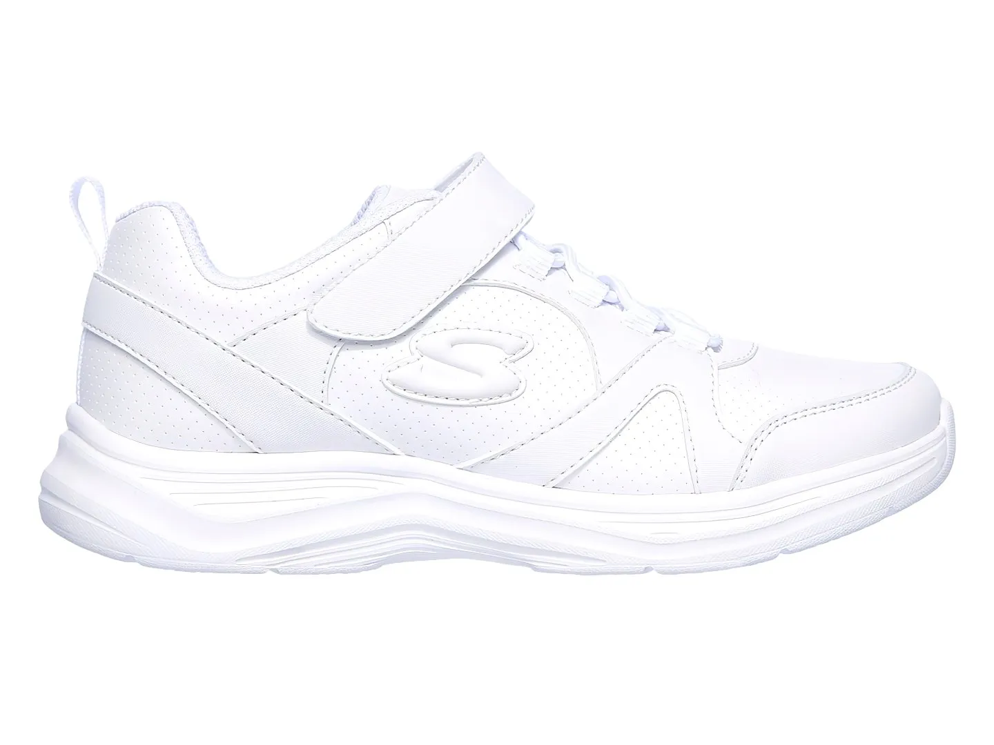 Tenis Skechers 81445 Blanco Para Niña