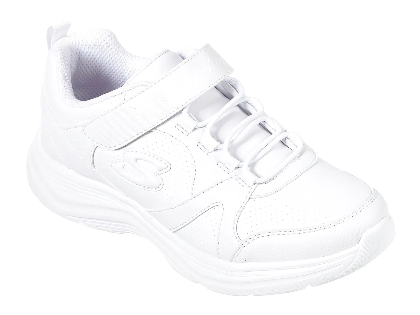 Tenis Skechers 81445 Blanco Para Niña