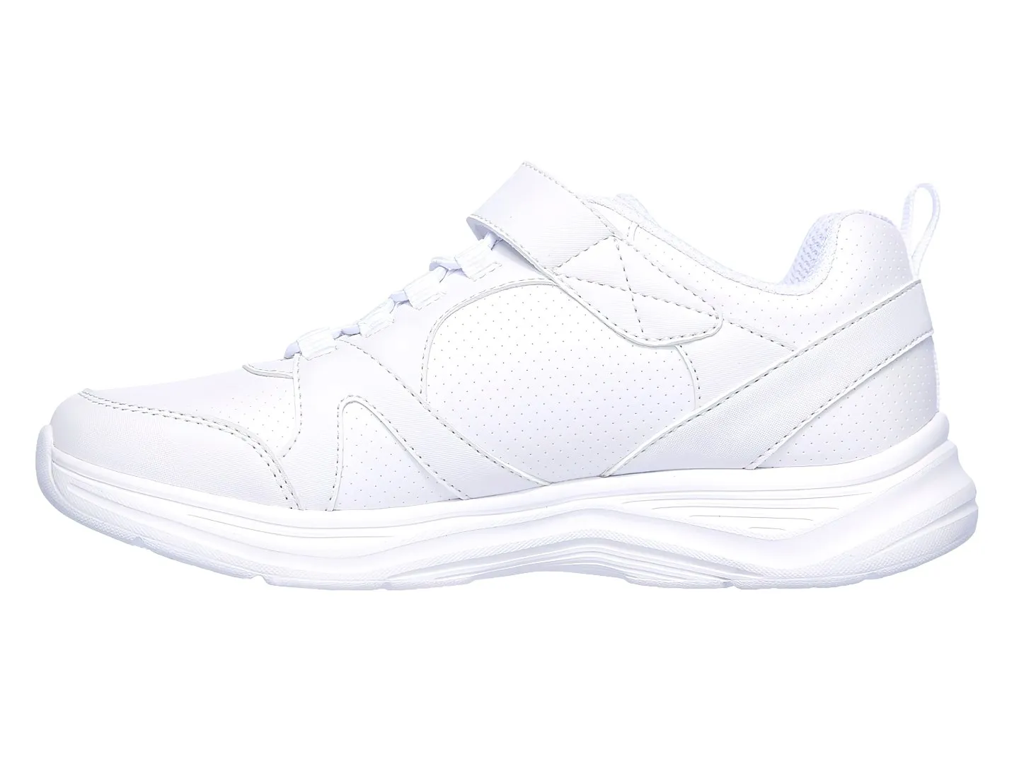 Tenis Skechers 81445 Blanco Para Niña