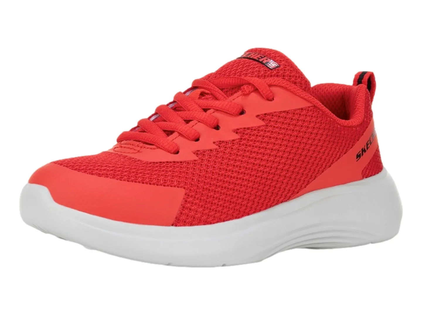 Tenis Skechers Microspec Rojo Para Niño