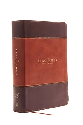 THE KING JAMES STUDY BIBLE, IMITATION LEATHER, BROWN, INDEXED, FULLCOLOR EDITION