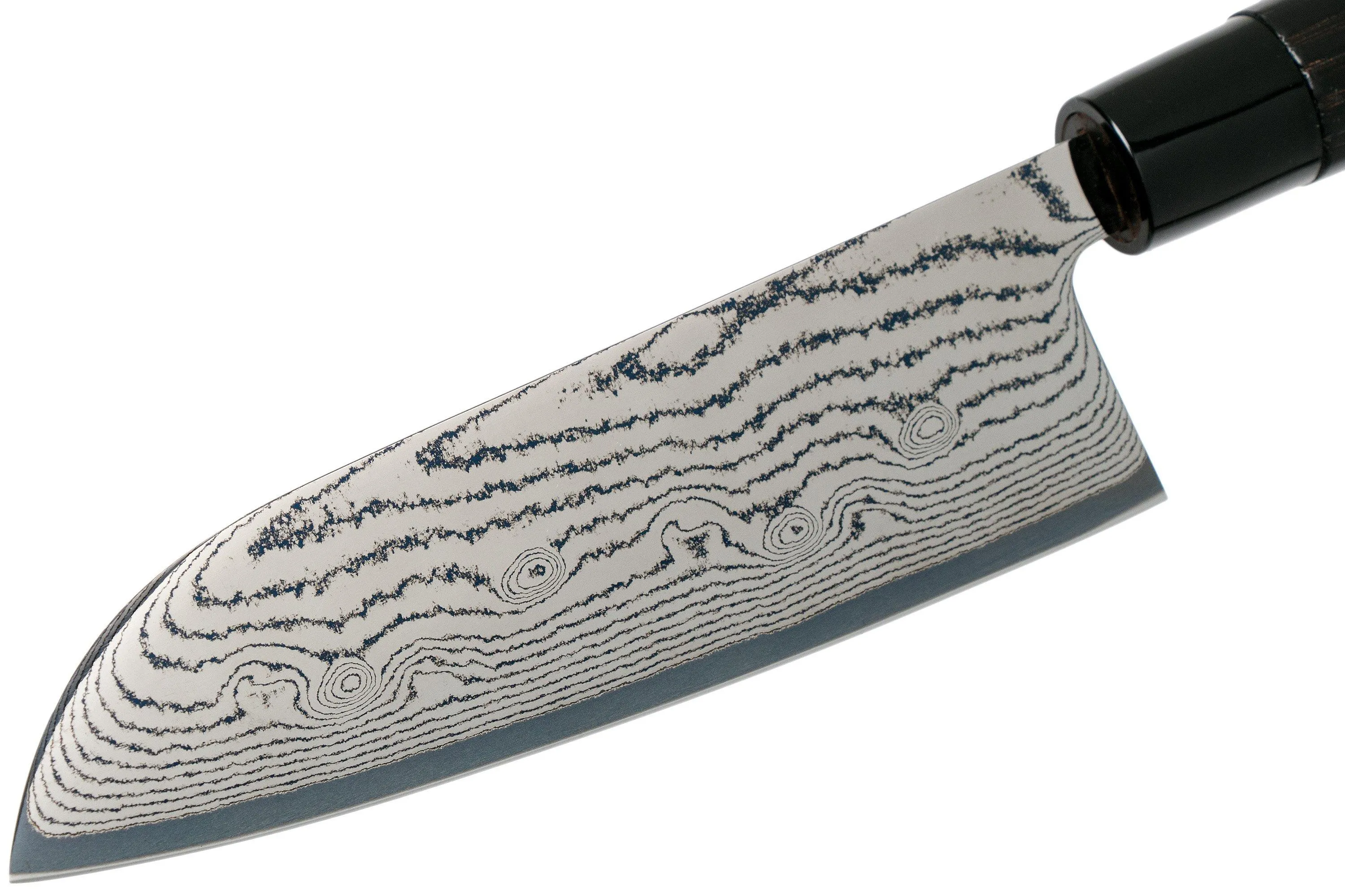 TOJIRO SHIPPU BLACK DAMASCUS SANTOKU 17 CM, FD1597