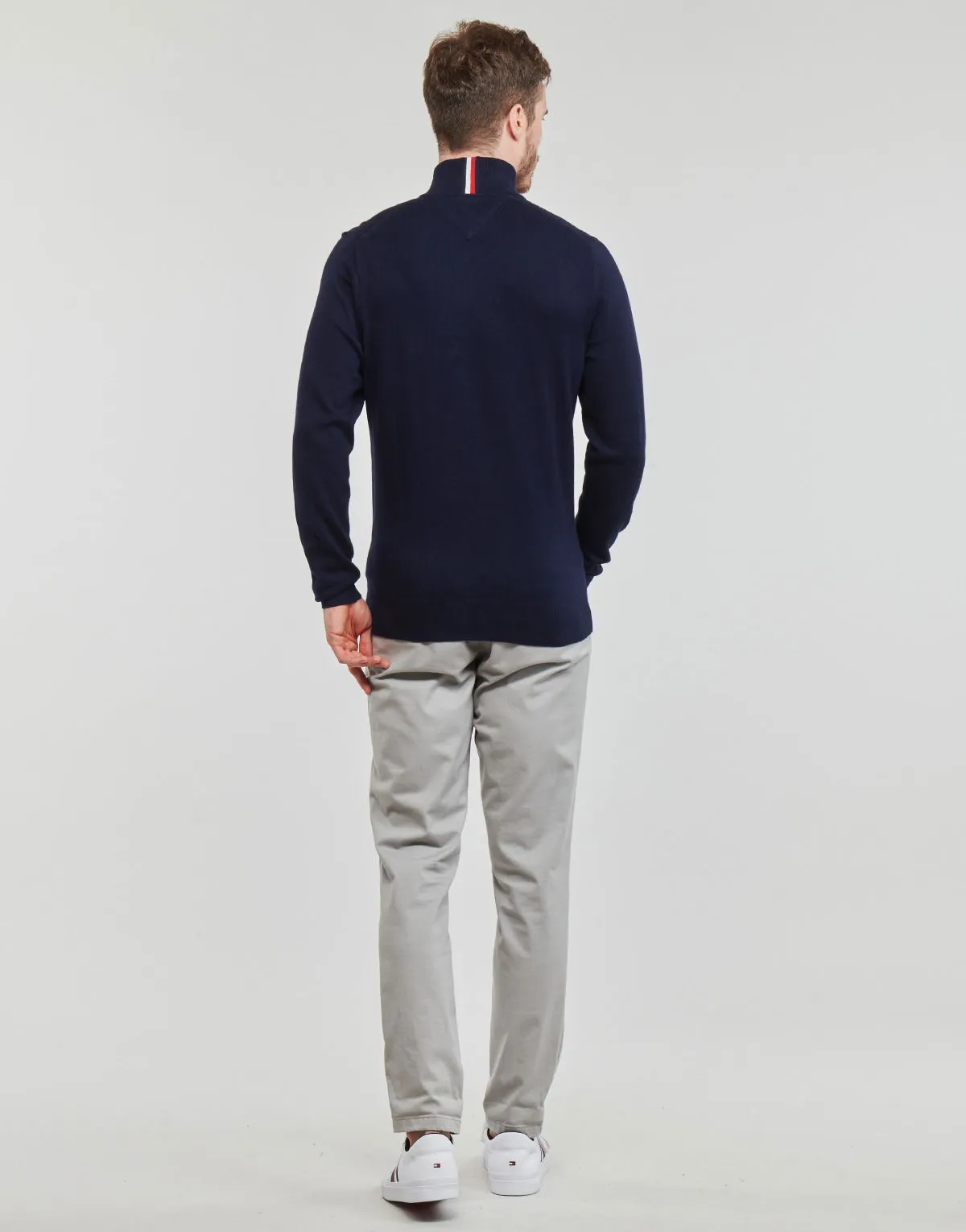 Tommy Hilfiger PIMA ORG CTN CASHMERE ZIP MOCK