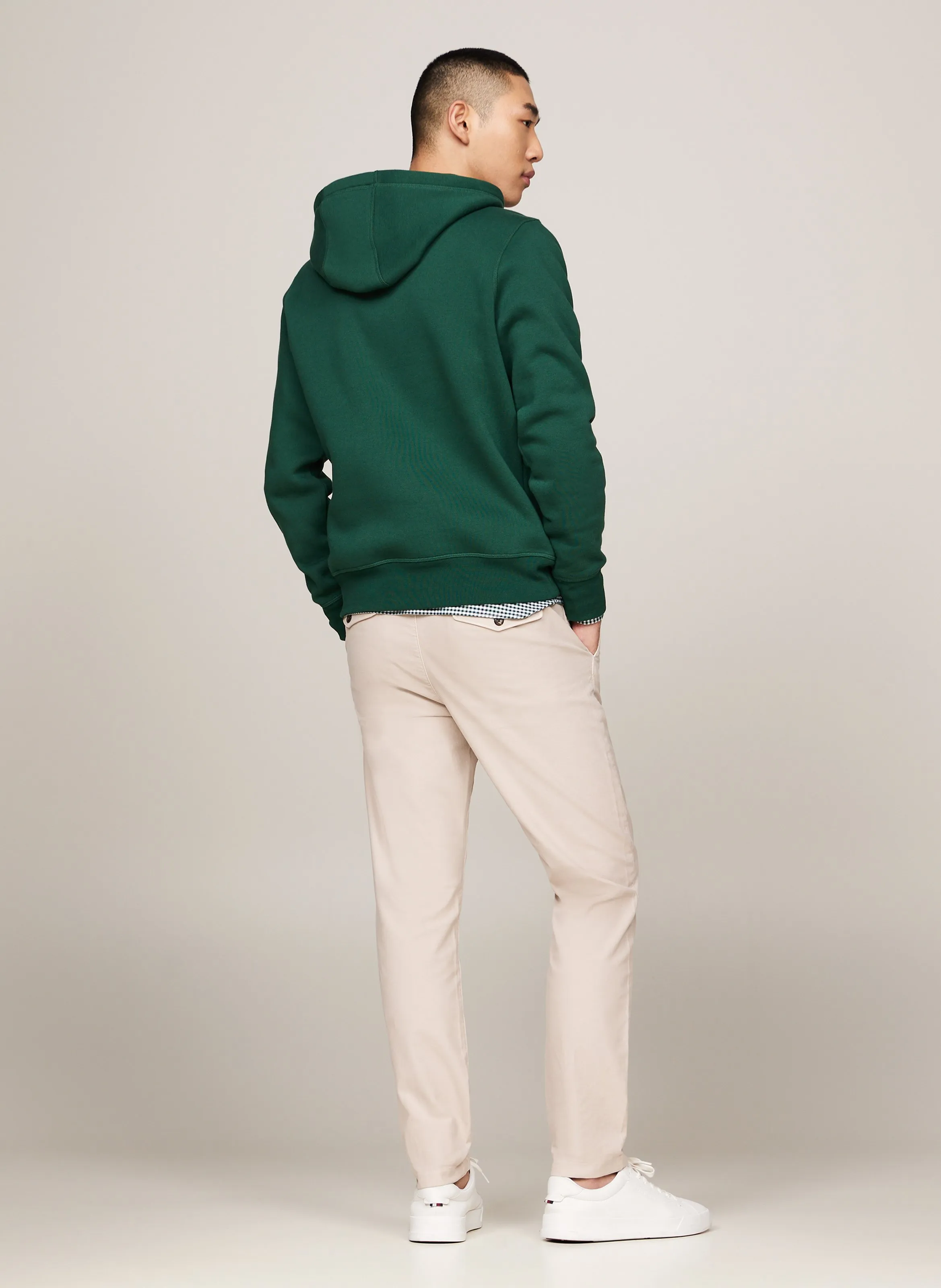 TOMMY HILFIGER Sudadera con capucha en verde