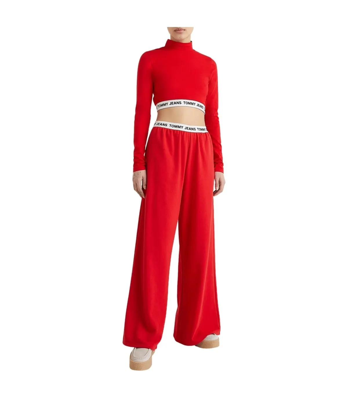 Tommy Jeans Logo WBand Pantalones Mujer