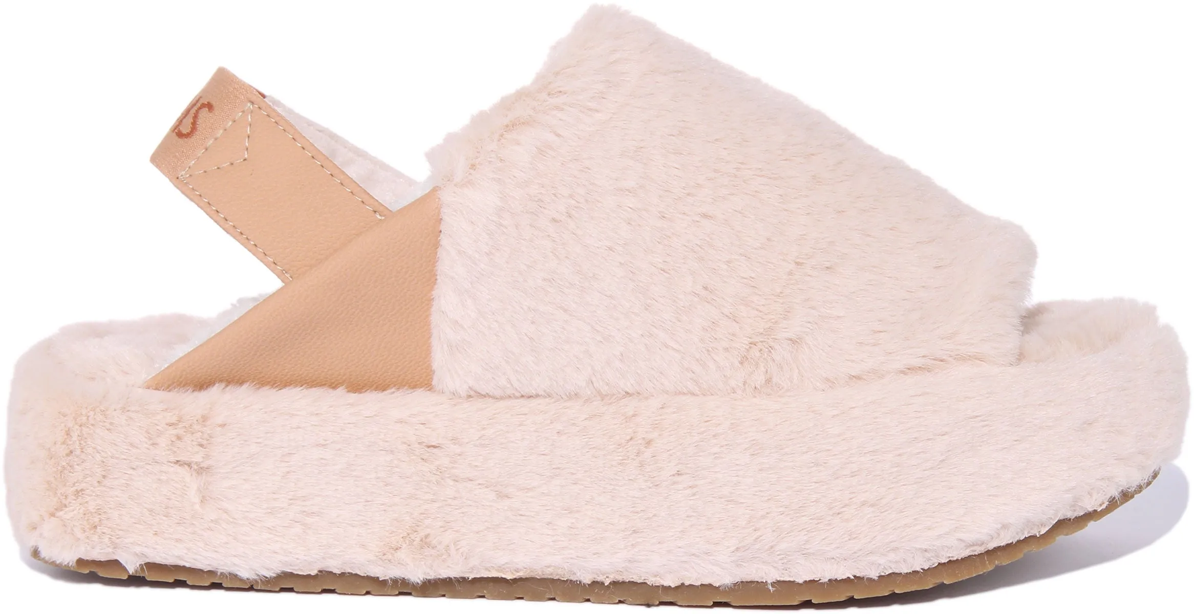 Toms Sofia Sandalia de plataforma slingback para mujer en natural