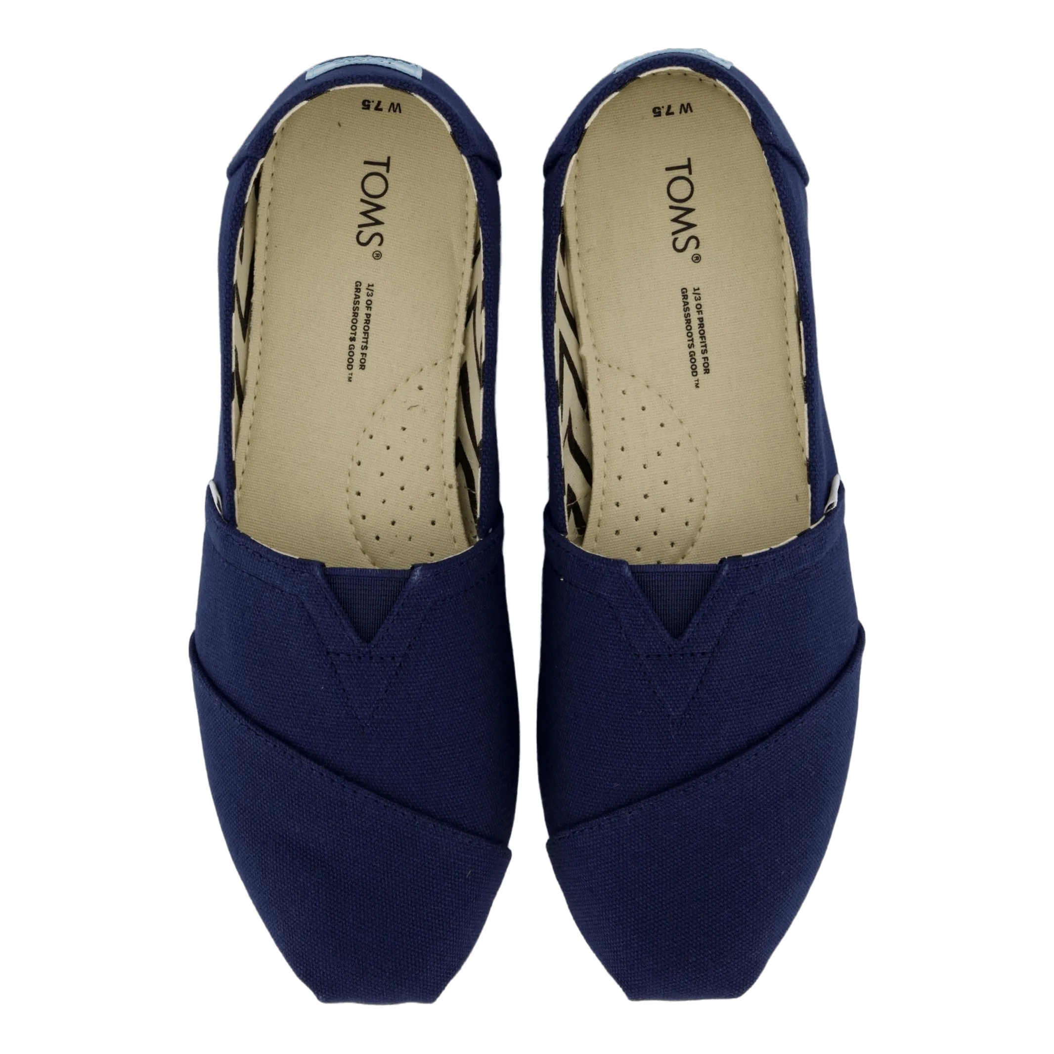 Toms zapatos Alp Recycled Cotton Canvas Navy