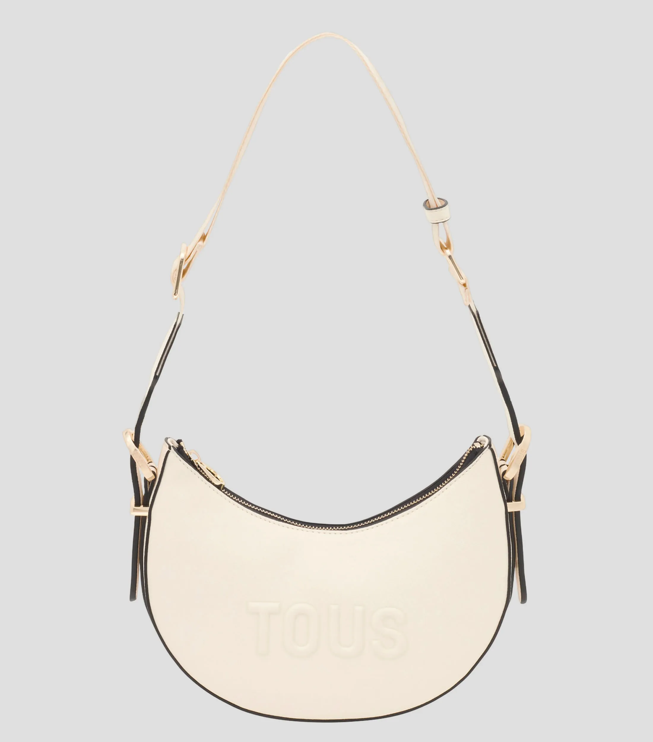 Tous Bolso shoulder mediano beige Brenda Mujer