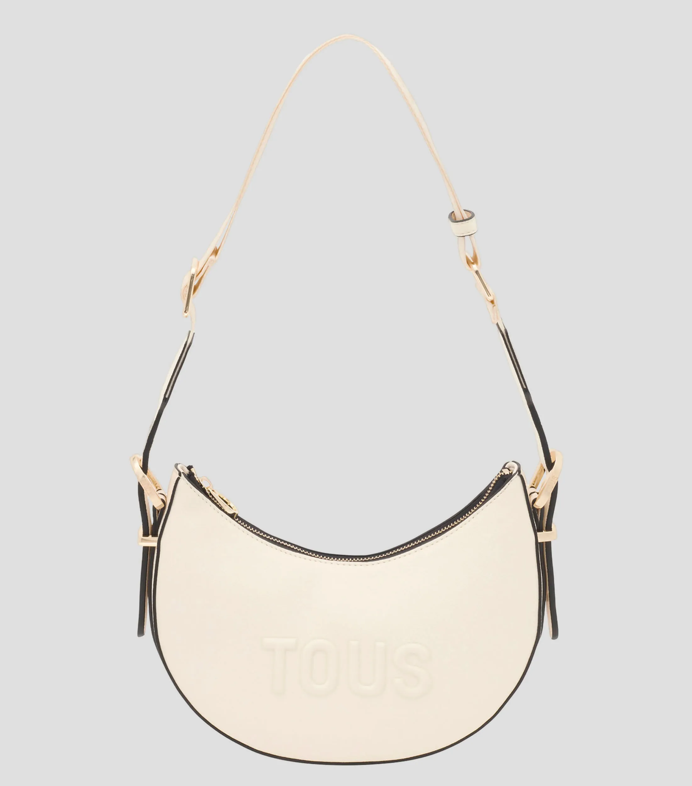 Tous Bolso shoulder mediano beige Brenda Mujer