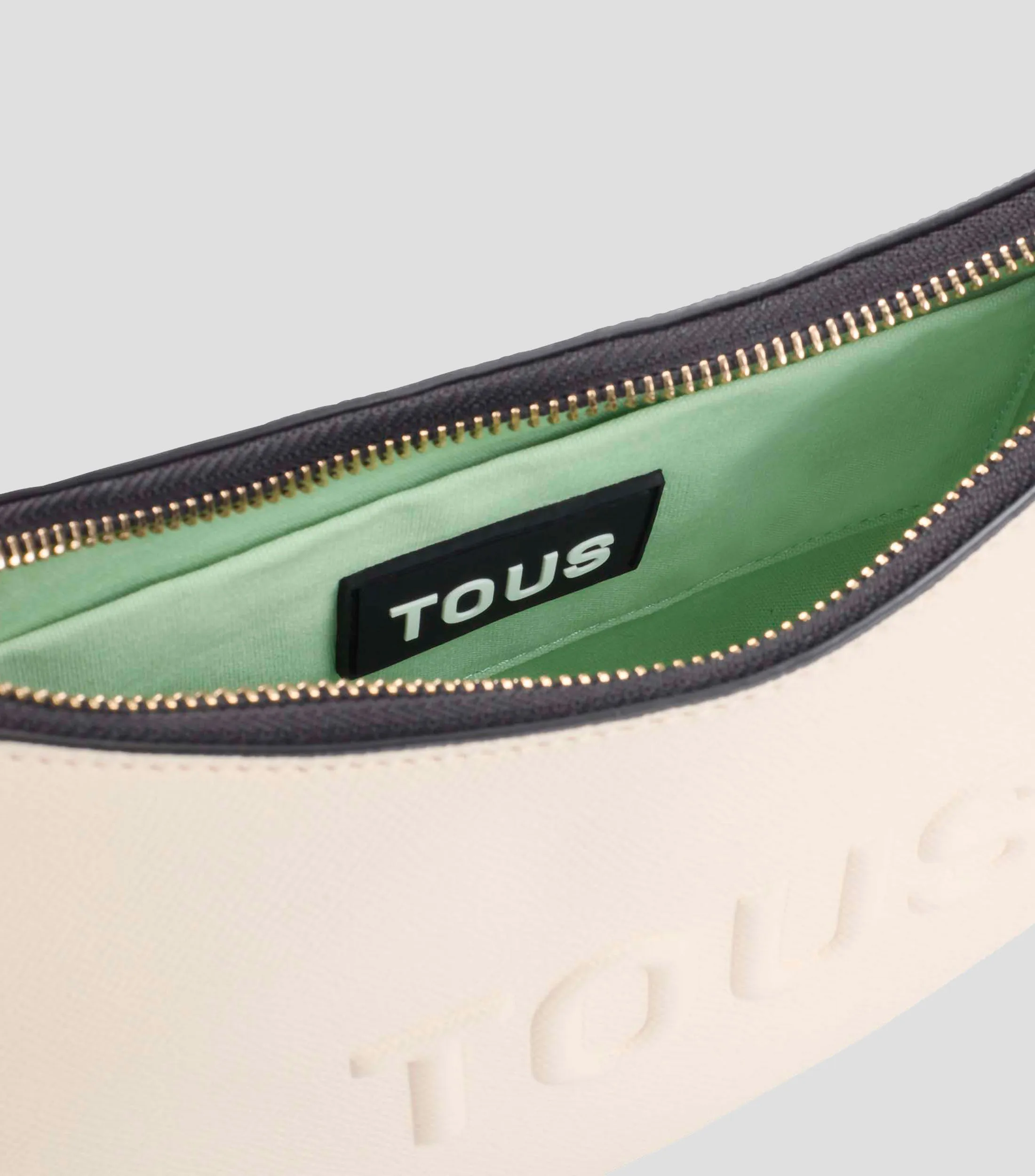 Tous Bolso shoulder mediano beige Brenda Mujer