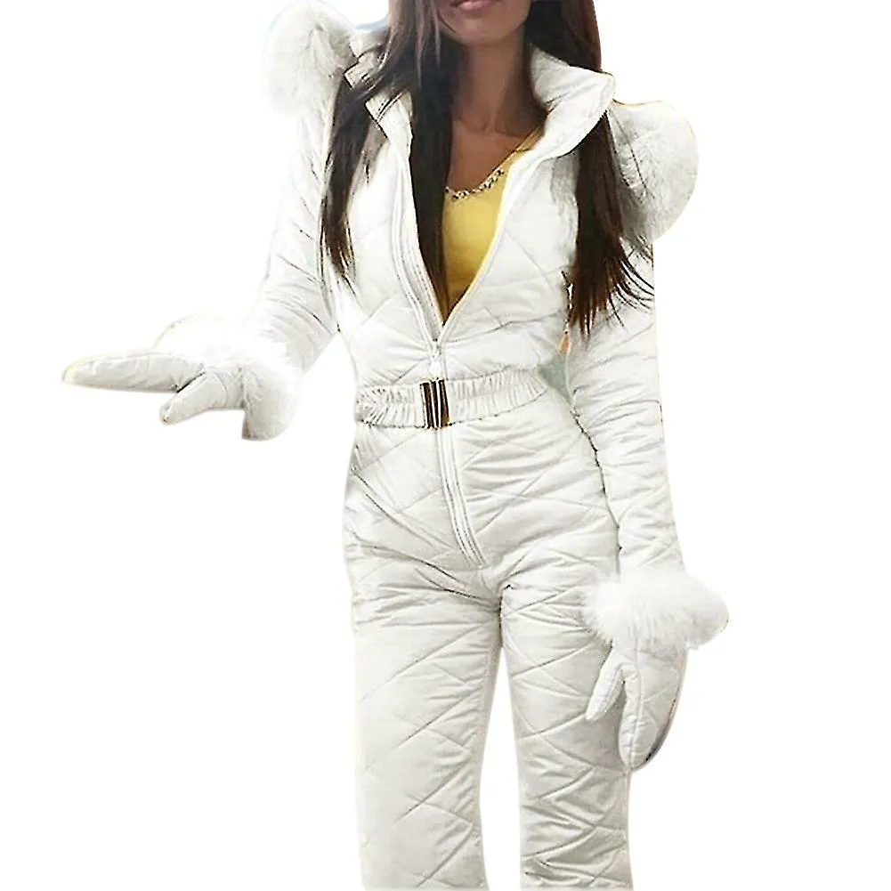 TRAJE DE NIEVE CáLIDO DE INVIERNO PANTALONES DEPORTIVOS AL AIRE LIBRE TRAJE DE ESQUí MONO IMPERMEABLE JB52