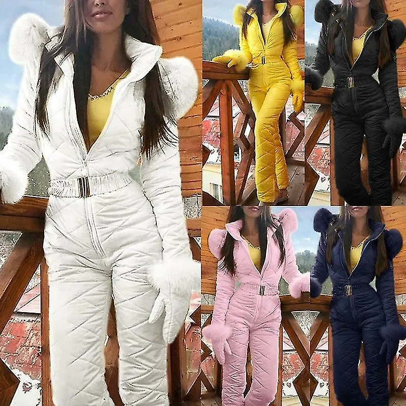 TRAJE DE NIEVE CáLIDO DE INVIERNO PANTALONES DEPORTIVOS AL AIRE LIBRE TRAJE DE ESQUí MONO IMPERMEABLE JB52