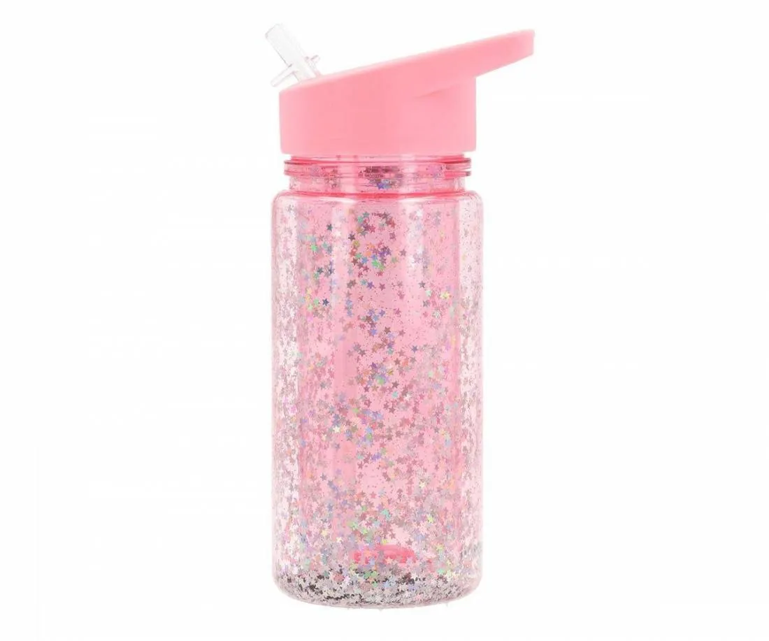 TUTETE  BOTELLA PAJITA GLITTER STARS GLOSS