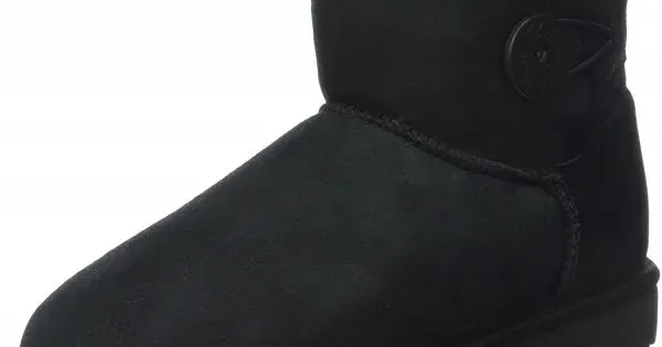 UGG  W MINI BAILEY BUTTON II 1016422 BLK