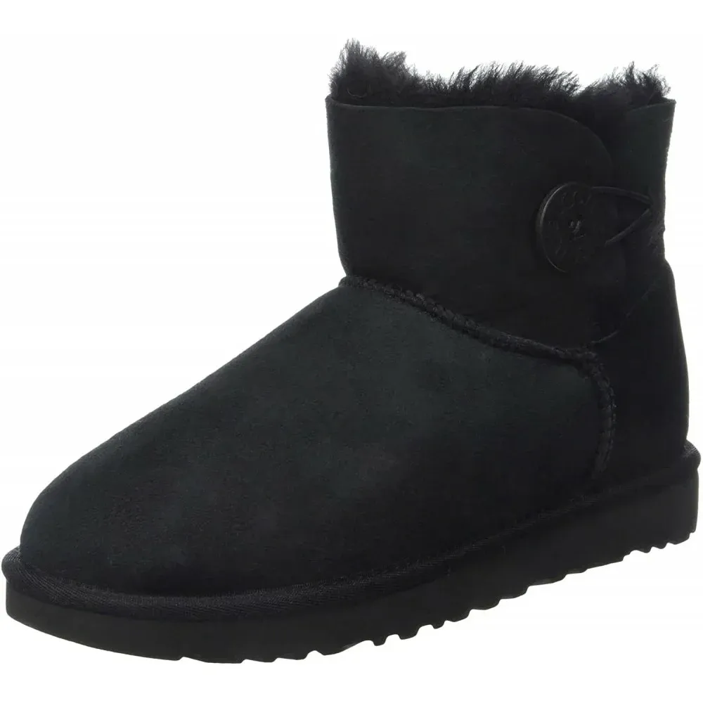 UGG  W MINI BAILEY BUTTON II 1016422 BLK