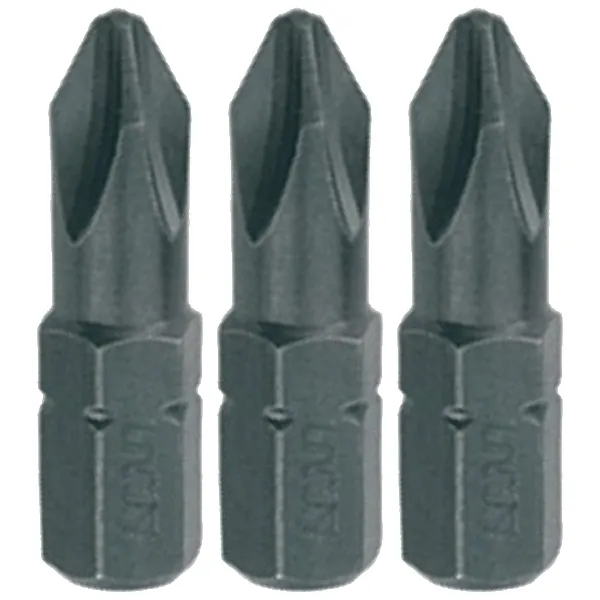 UNIOR  6463C6.3  JUEGOCABEZAS DE TORNILLO, PERFIL PH2, 3 PIEZAS