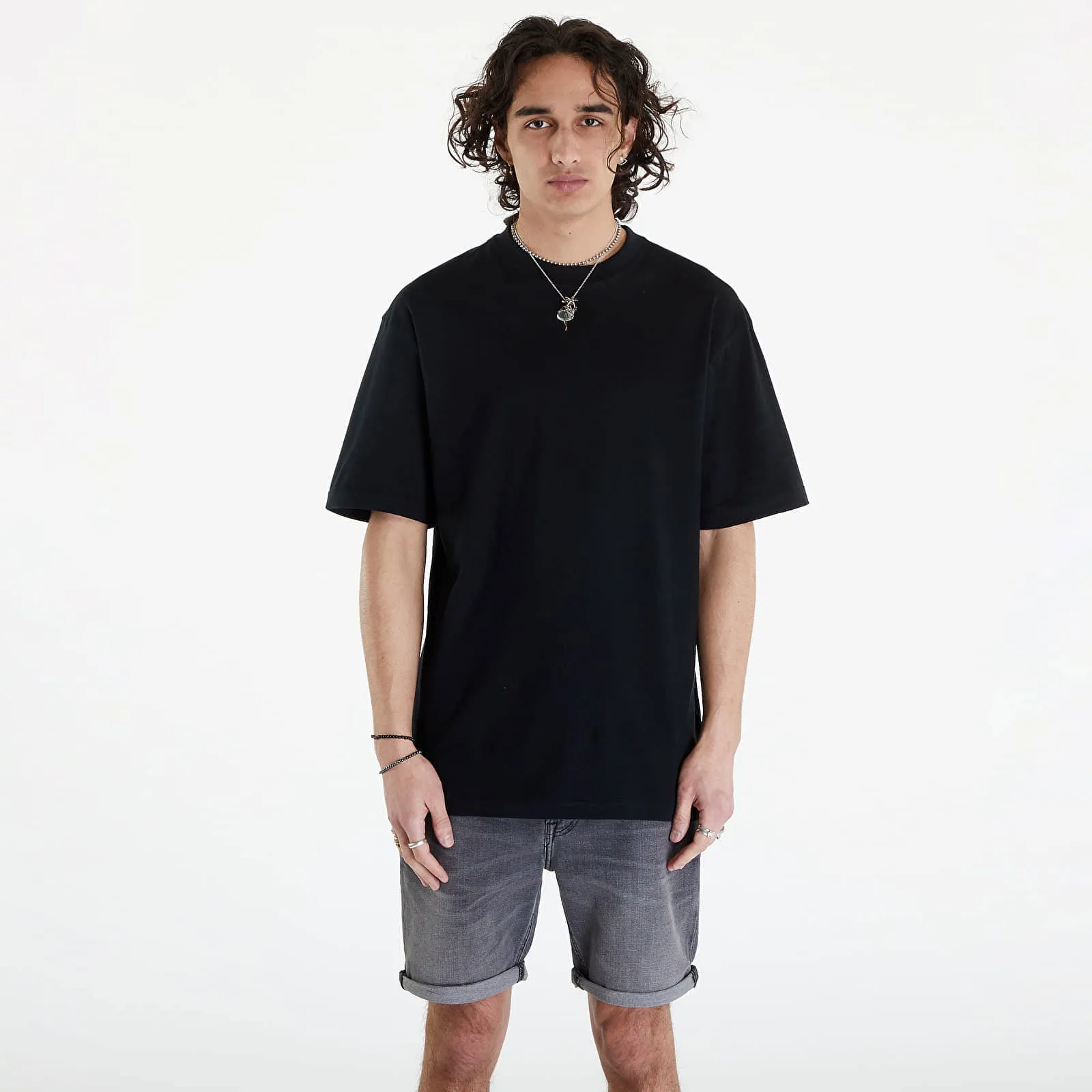 URBAN CLASSICS TALL TEE 2PACK BLACK/ BLACK