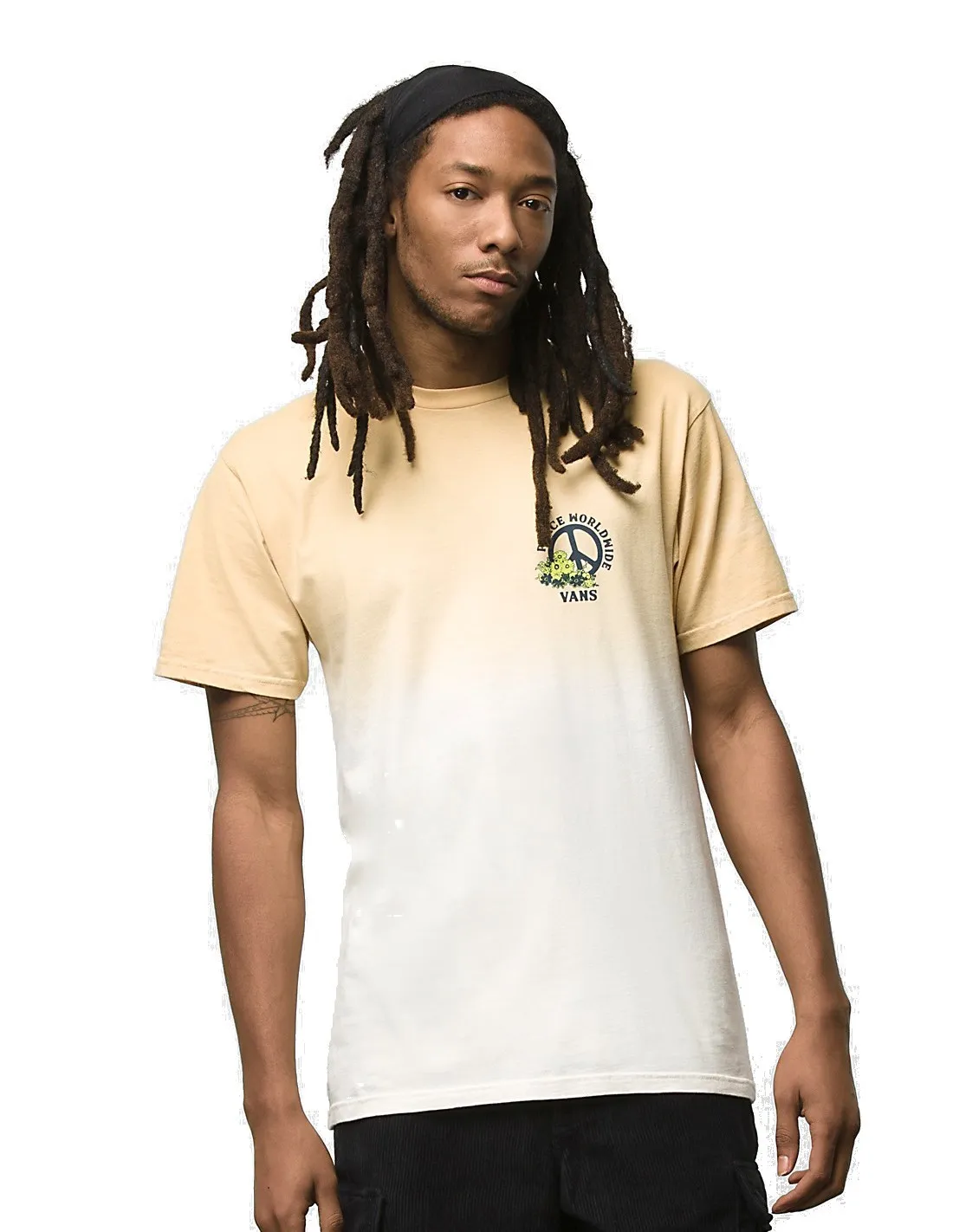 VANS PEACE WORLDWIDE  TAOS TAUPE  CAMISETA