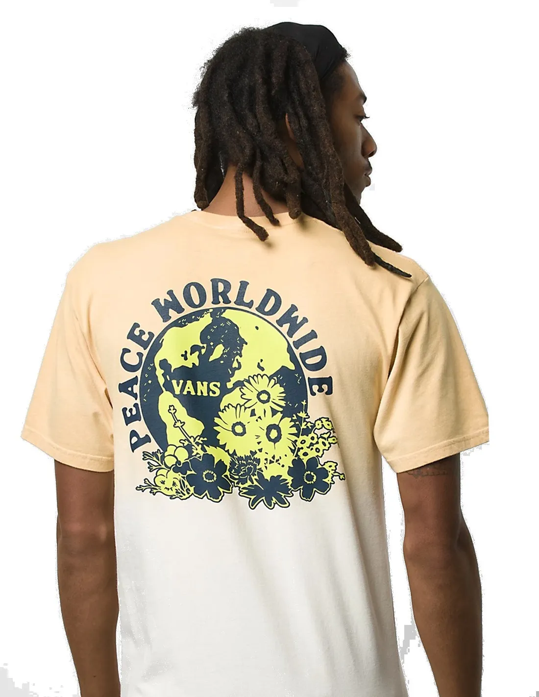 VANS PEACE WORLDWIDE  TAOS TAUPE  CAMISETA