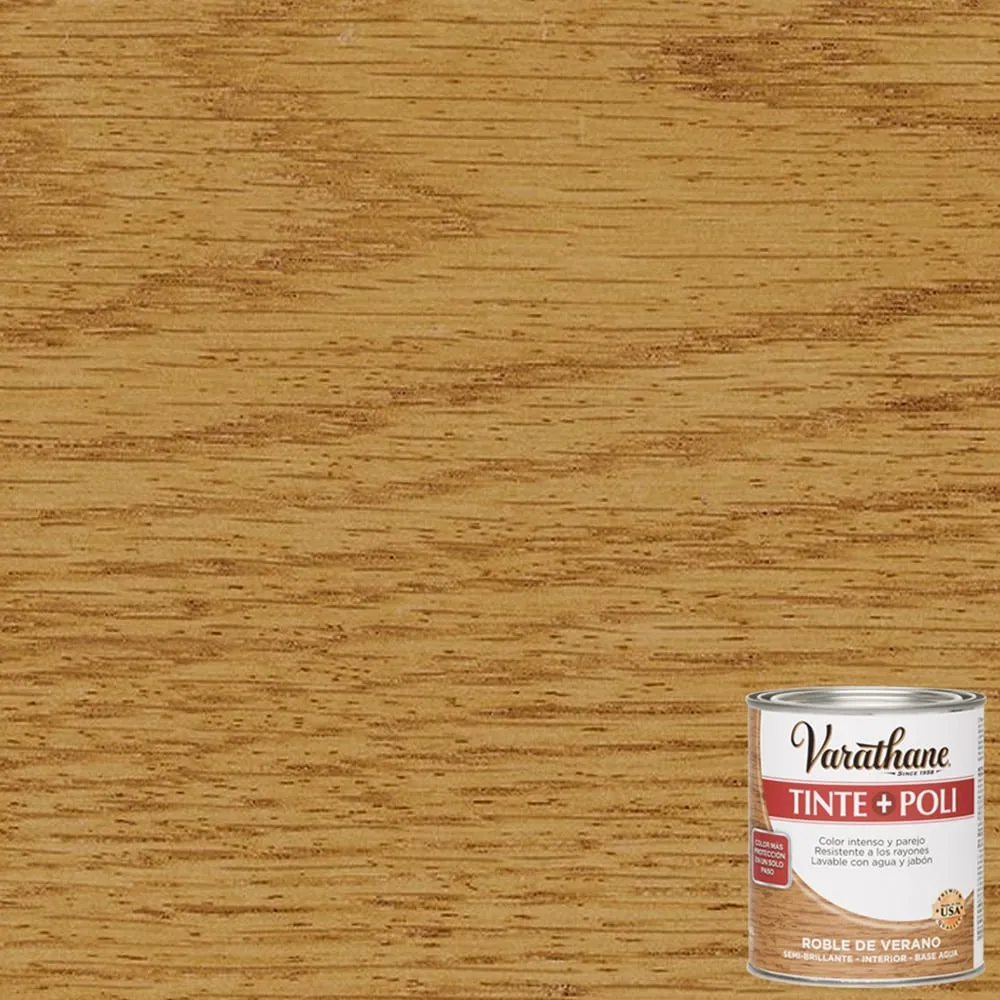 Varathane Tinte para madera+Poliuretano Roble deVerano0,946L