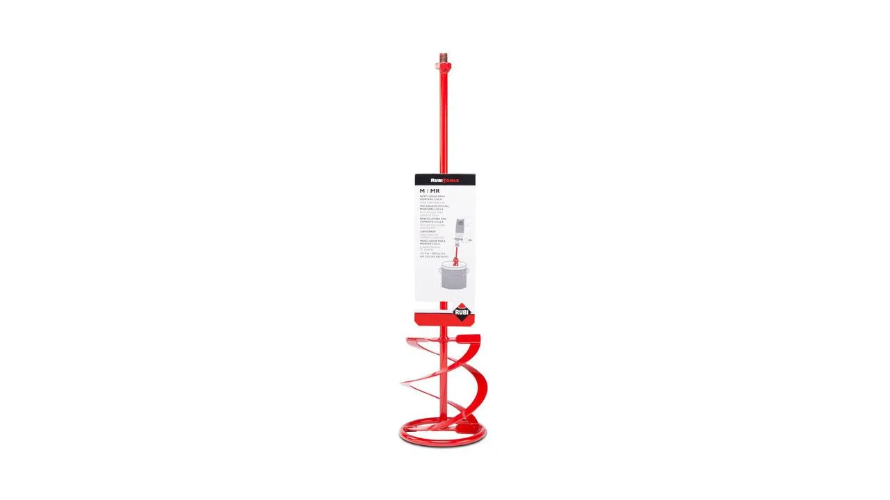 VARILLA MEZCLADORA PARA MORTEROS RUBI M140R  ROSCA M14 2540 KG/AMASADO