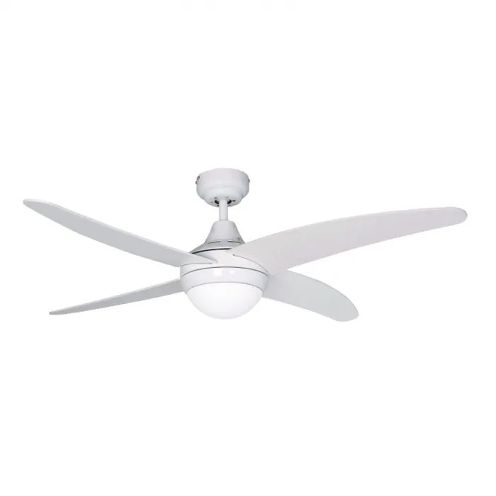 Ventilador de techo blanco AC Anke Sulion con luz