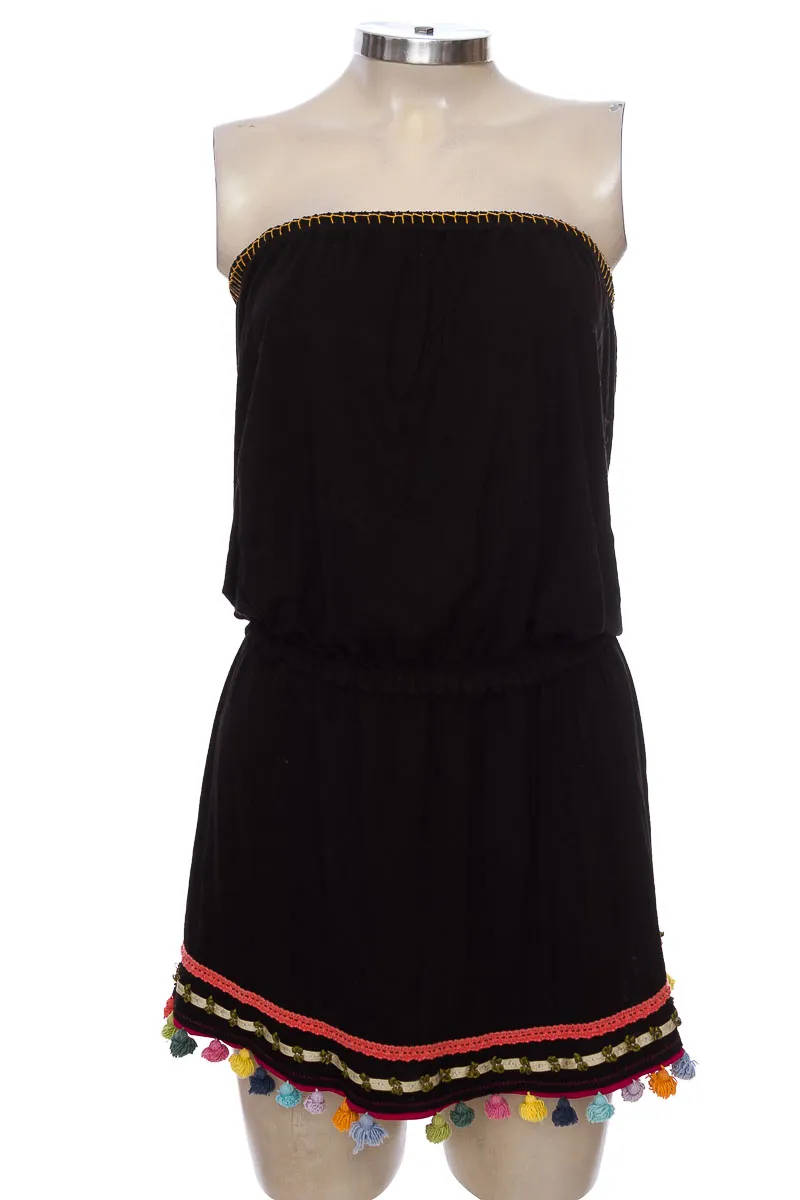 VESTIDO / ENTERIZO COLOR NEGRO  ONDA DE MAR 