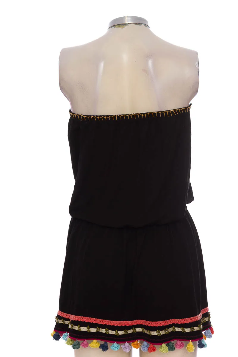 VESTIDO / ENTERIZO COLOR NEGRO  ONDA DE MAR 