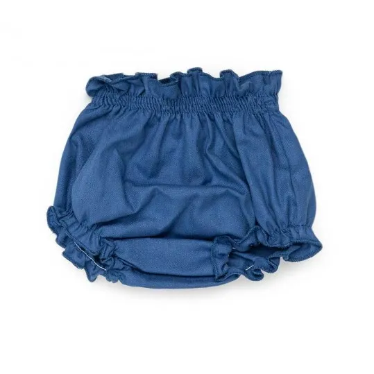 Vestido bebé Juliana azul estampado flores