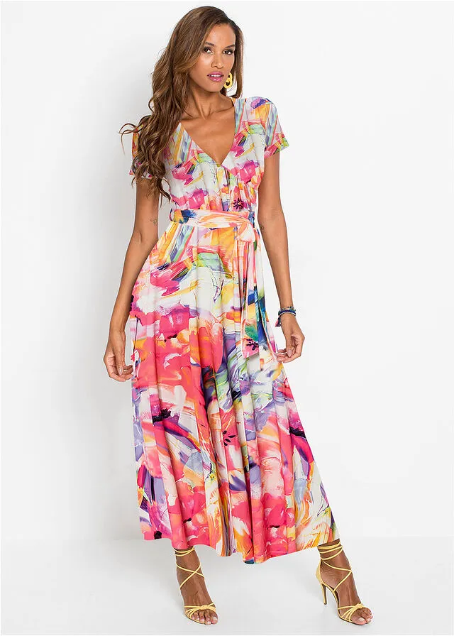 VESTIDO CON ESTAMPADO DE FLORES ROSALILA DE FLORES