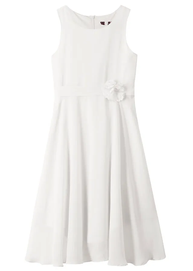 Vestido de fiesta para niñas Blanco lana