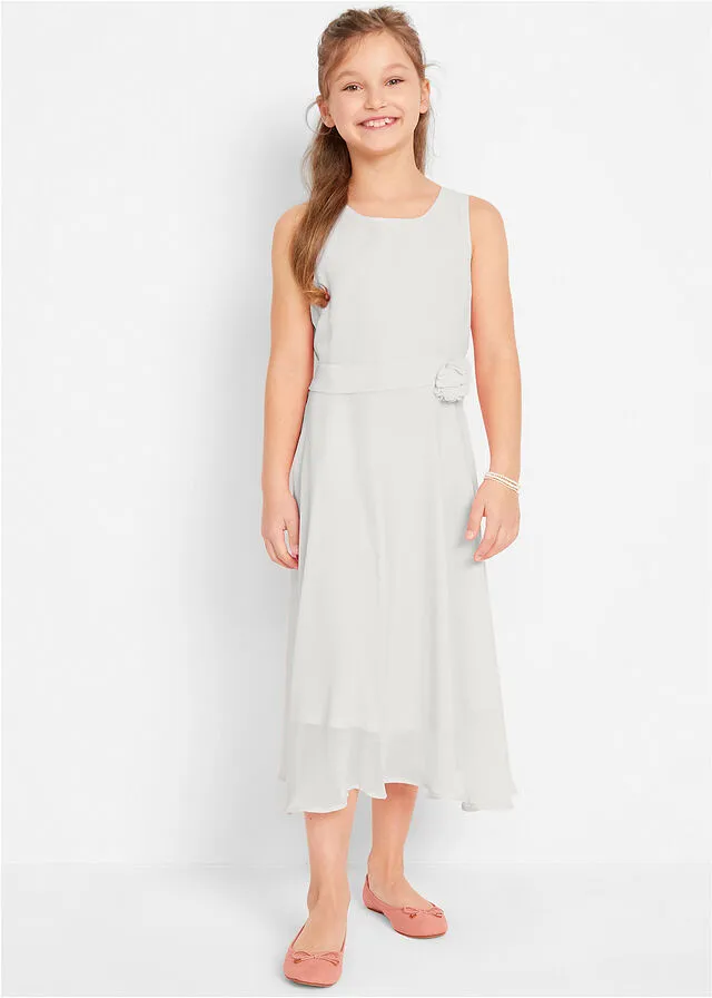 Vestido de fiesta para niñas Blanco lana
