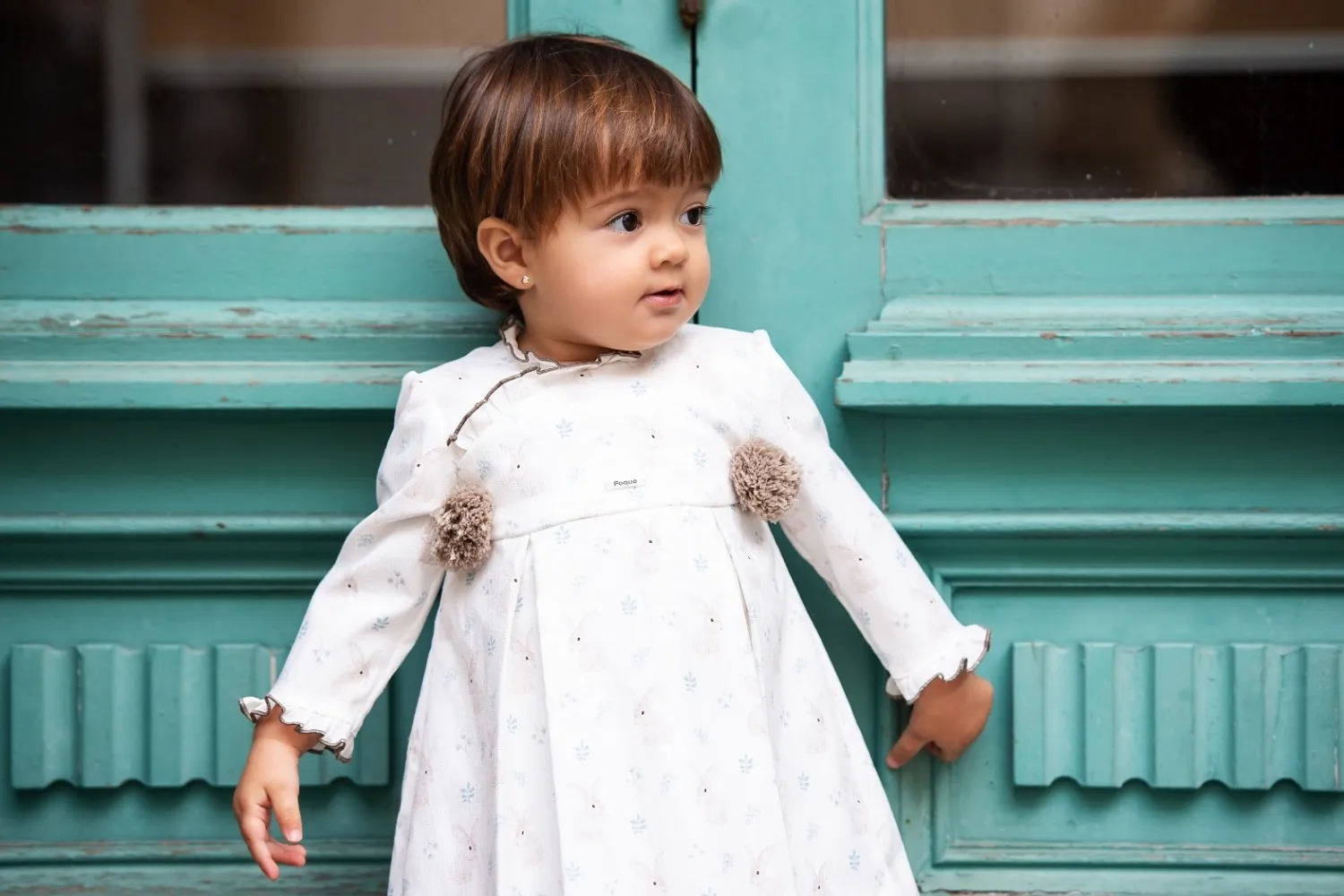 Vestido de Micropana con conejos colección Otoño de Foque