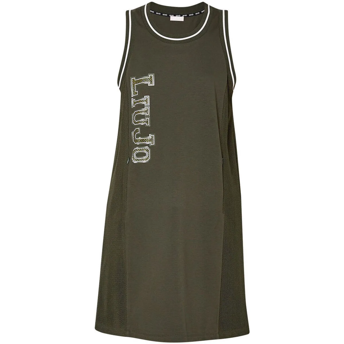 Vestido de punto con logotipo