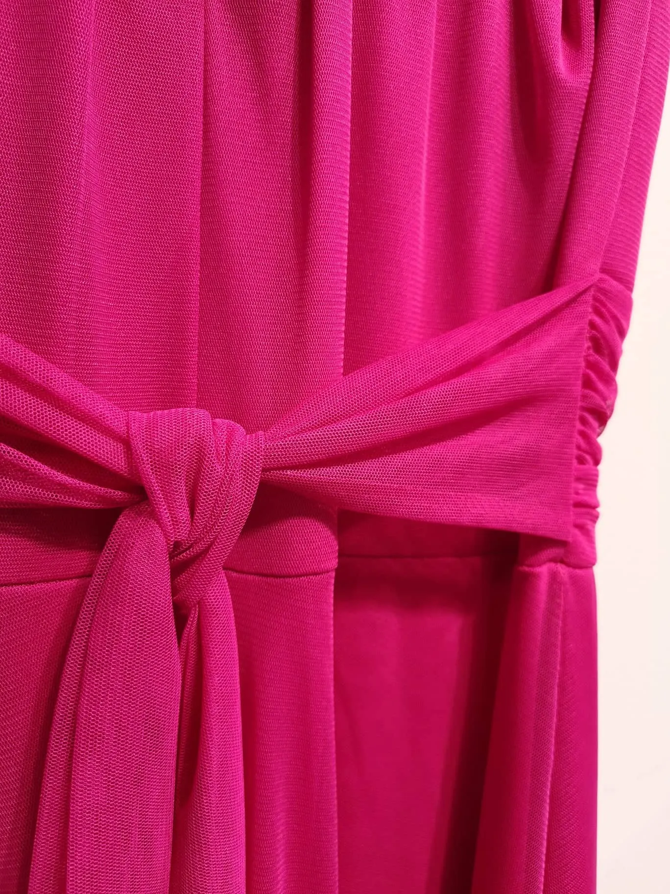 Vestido de tul con fajin