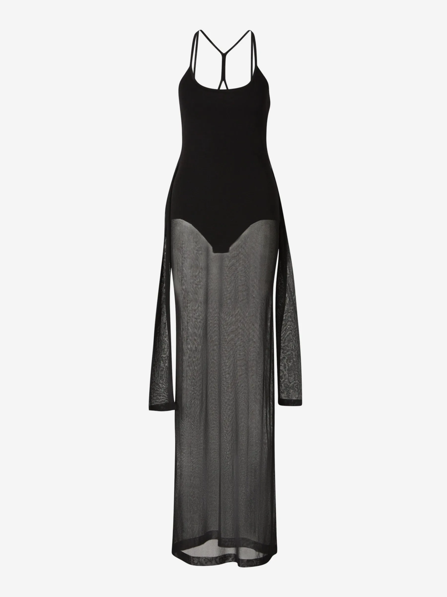 Vestido Midi La robe maille Nodo
