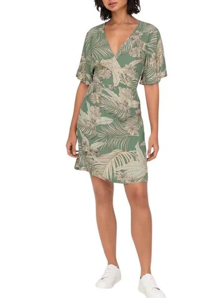 Vestido Only Palina verde para mujer
