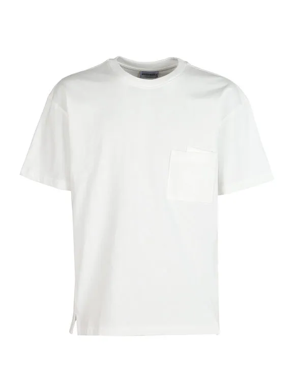 Warren Webber Camiseta de hombre de algodón con doble bolsillo.