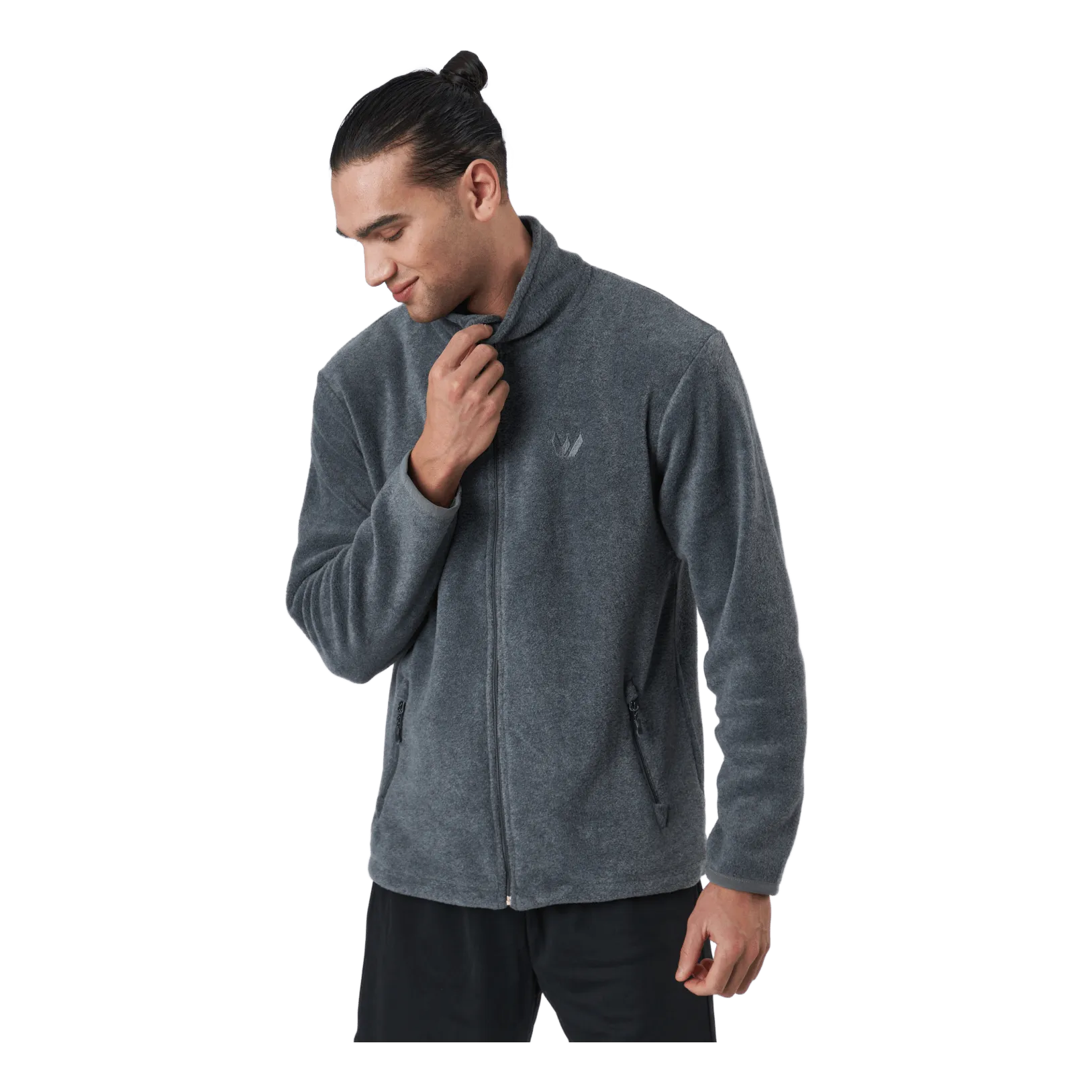 Whistler Cocoon M Fleece Jacket Dark Grey Melange