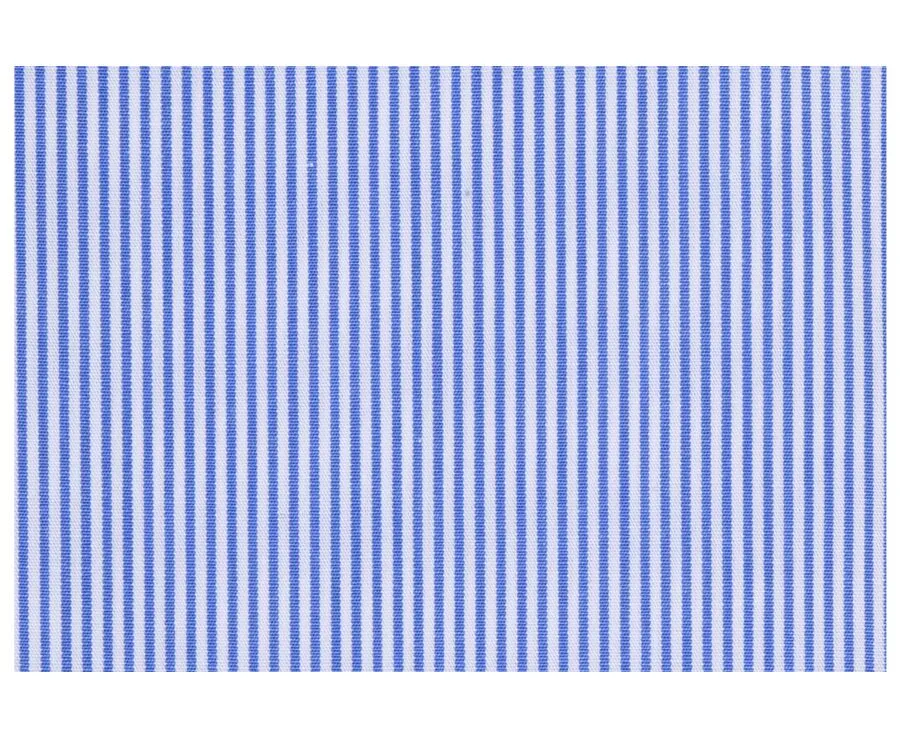 WHITE AND BLUE STRIPED SHIRT  POCKET  TRENT MC