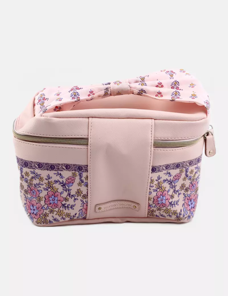 Women'secret Neceser rosa estampado floral