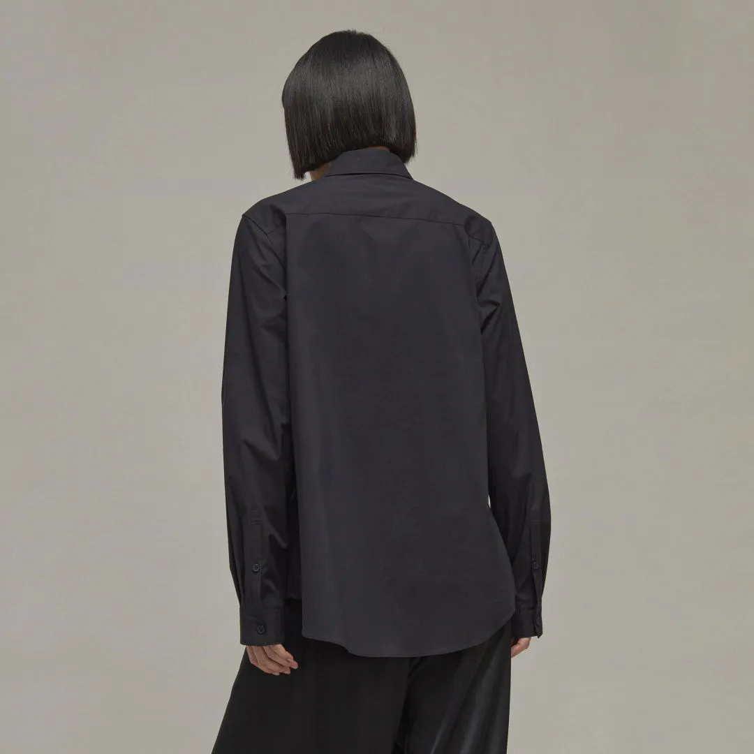 Y3 CLASSIC CHEST LOGO BUTTONDOWN SHIRT
