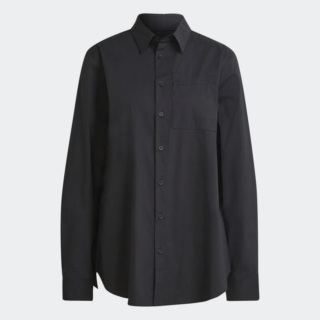 Y3 CLASSIC CHEST LOGO BUTTONDOWN SHIRT