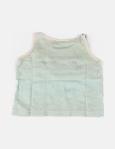 YATSI Camiseta bicolor estampado rayas
