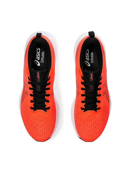 ZAPATILLA RUNNING HOMBRE ASICS GELEXCITE 10, ROJO FLUOR