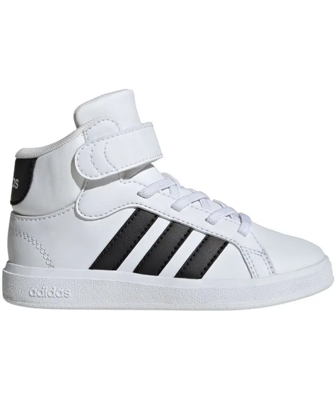 Zapatillas adidas Grand Court Mid Infantil Blanco